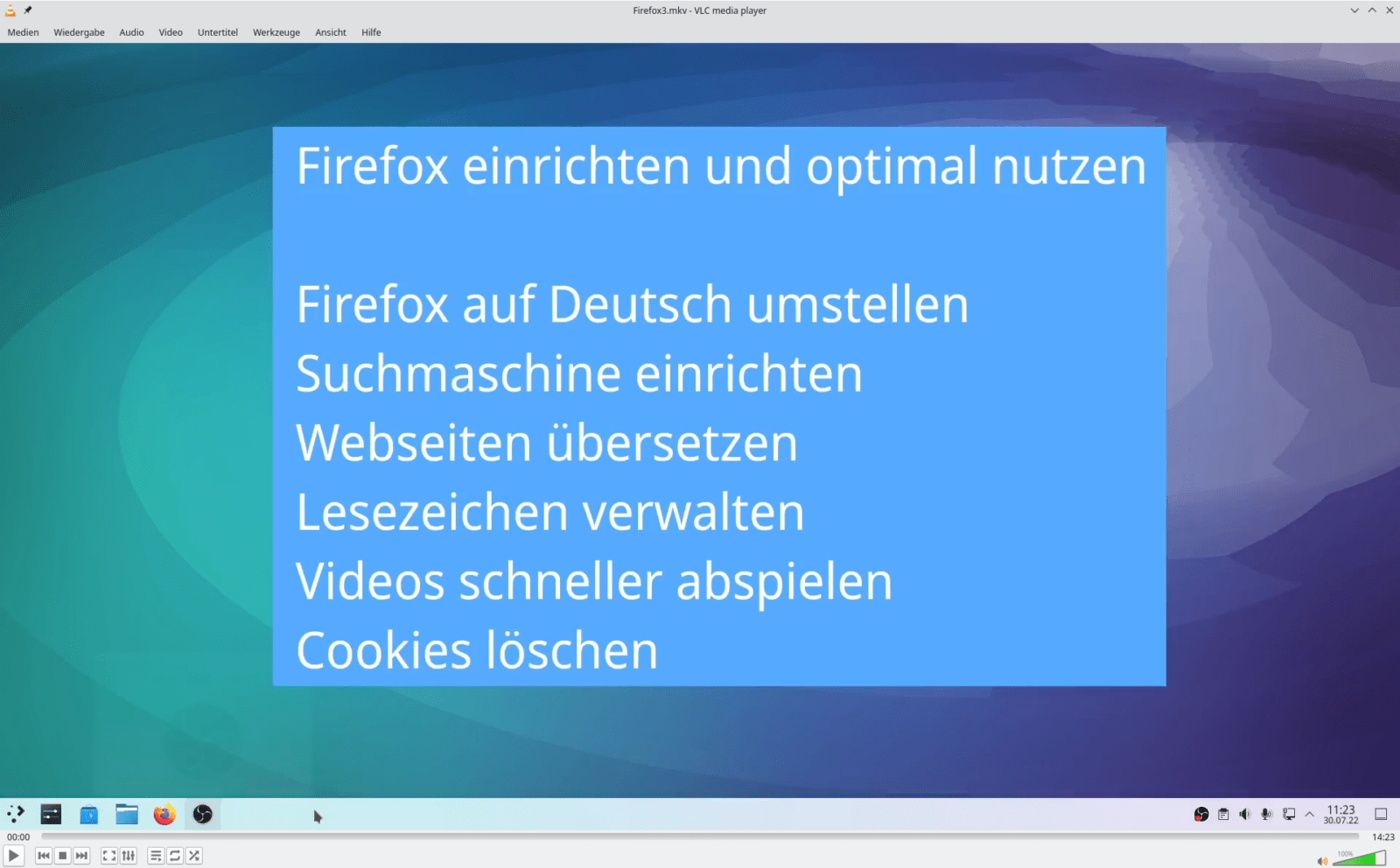 Firefox einrichten