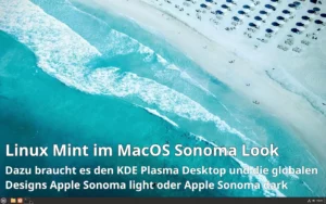 Linux Mint im MacOS Sonoma Design