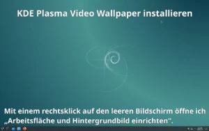 KDE Plasma Video Wallpaper installieren